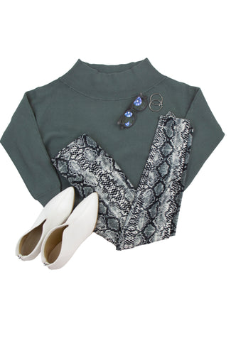 Fringe Peep Toe Bootie in Rust